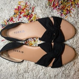 Torrid Open Toe Flat Sandal